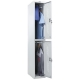 Металлический шкаф для одежды LS-02