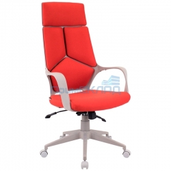 Кресло TRIO GREY ткань красный